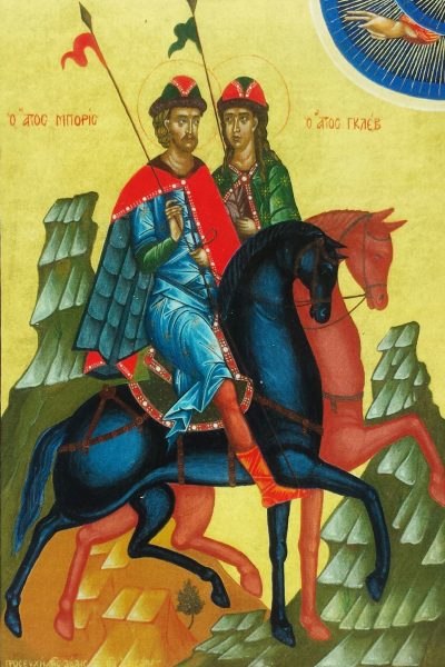 Boris & Gleb à cheval