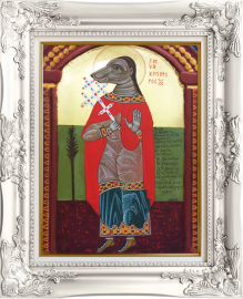 tableau-saint-christophe-tete-chien